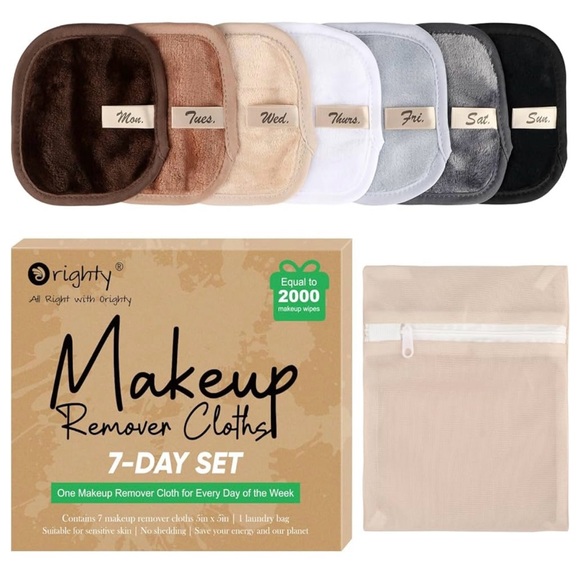 O Righty Other - Origthy 7-Day Makeup Remover Cloth Set ~ Premium & Reusable Makeup Remov…